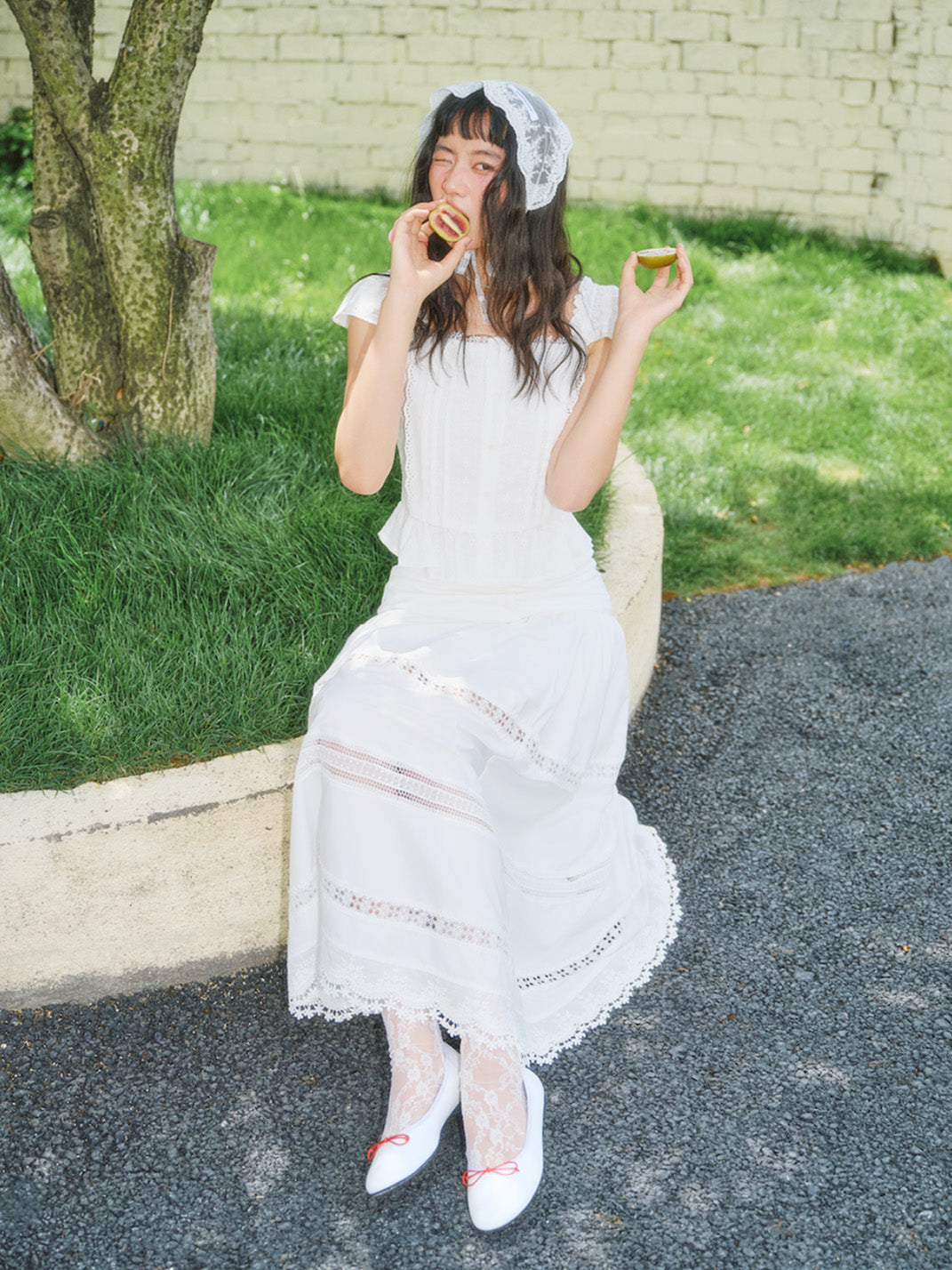 Pastel Bow Low-Profile Ballet Flats - View 8