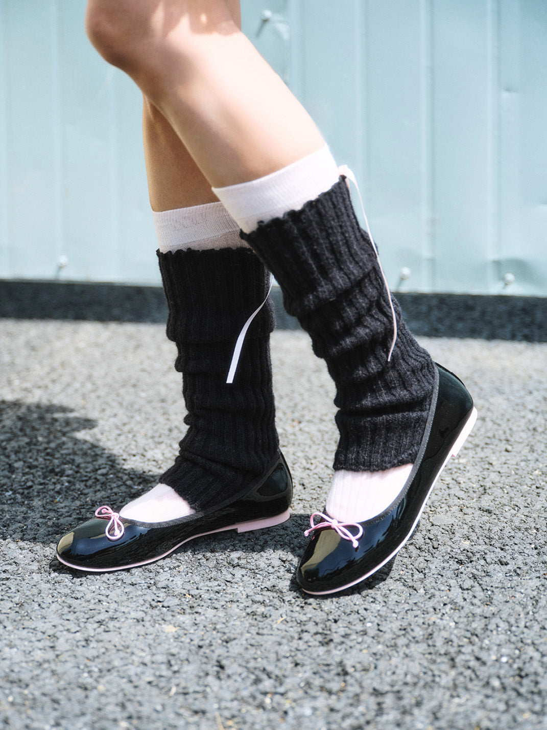 Pastel Bow Low-Profile Ballet Flats - View 23