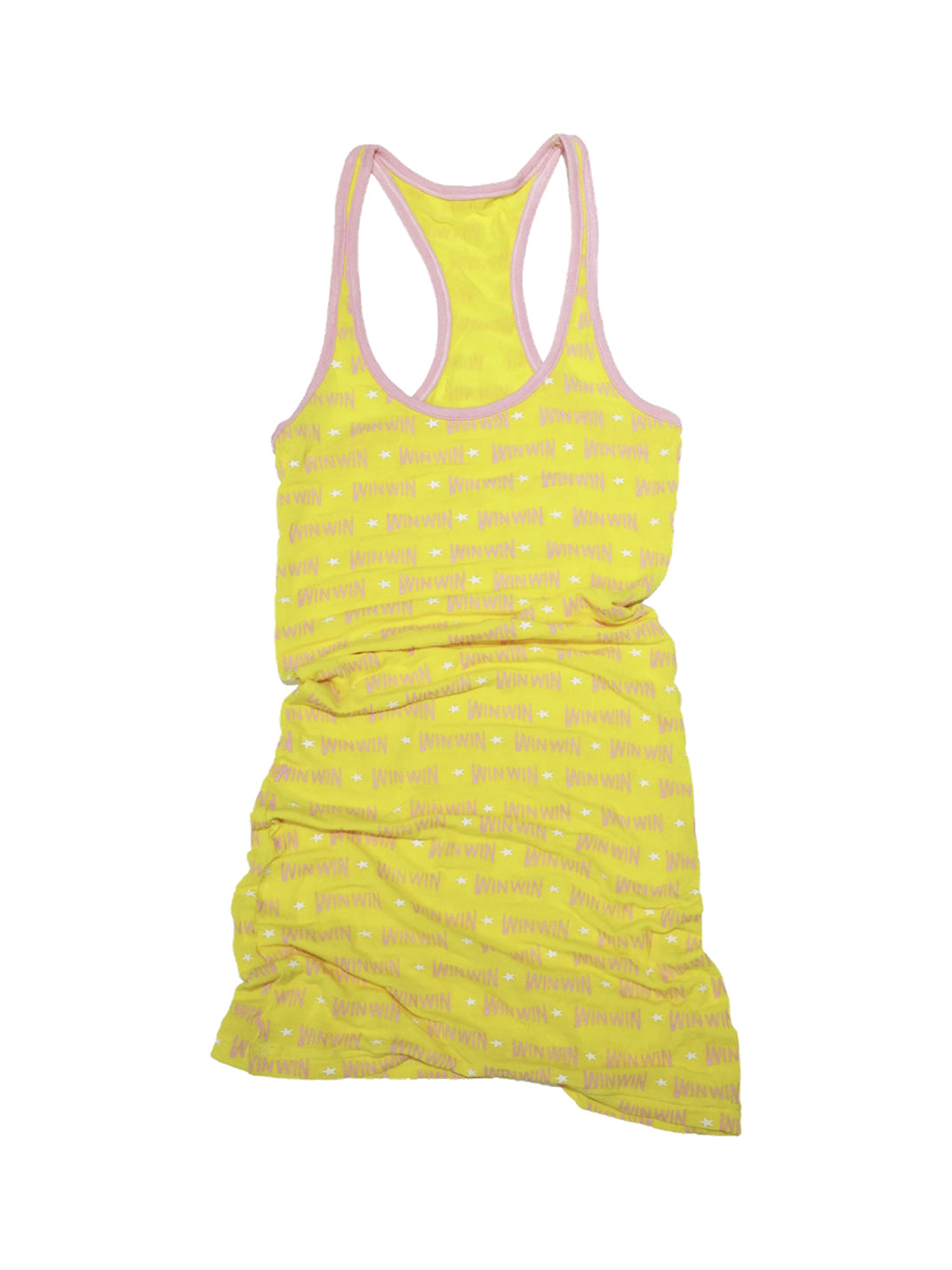 Contrast-Edge Graphic Racerback Longline Tank — product view 7