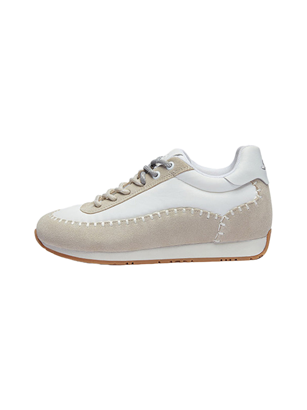 Contrast-Stitch Platform Sneakers - View 7