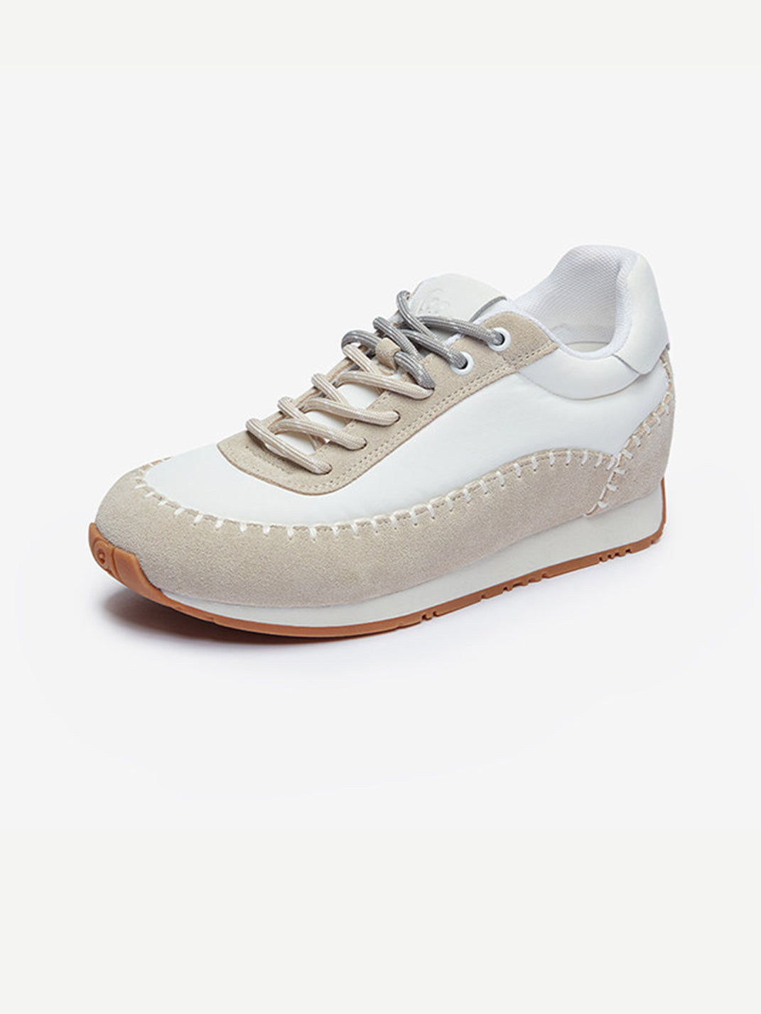Contrast-Stitch Platform Sneakers - View 11