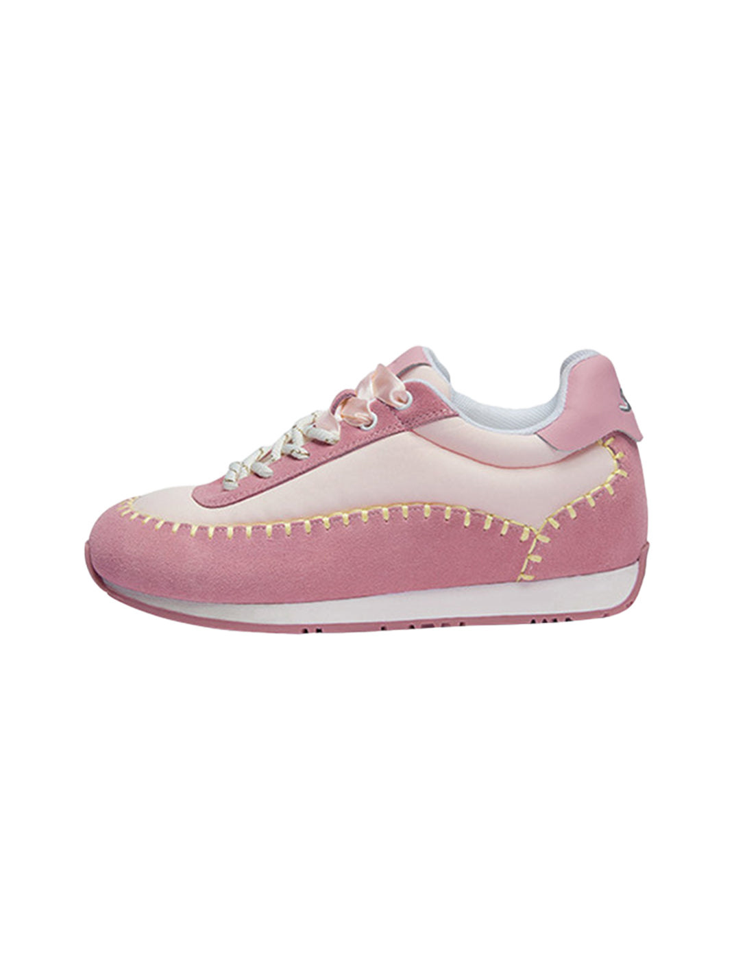 Contrast-Stitch Platform Sneakers - View 14