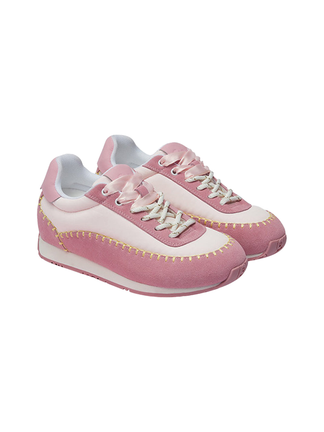 Contrast-Stitch Platform Sneakers - View 16
