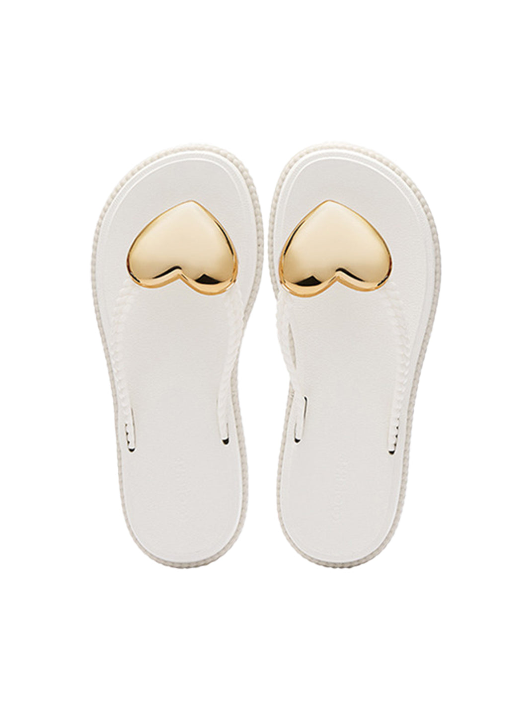 Heart Wave Platform Flip-Flops - View 6