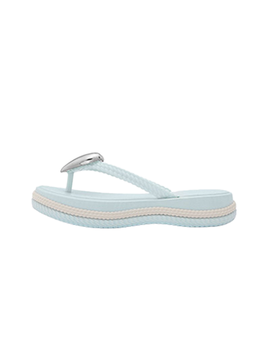 Heart Wave Platform Flip-Flops - View 7