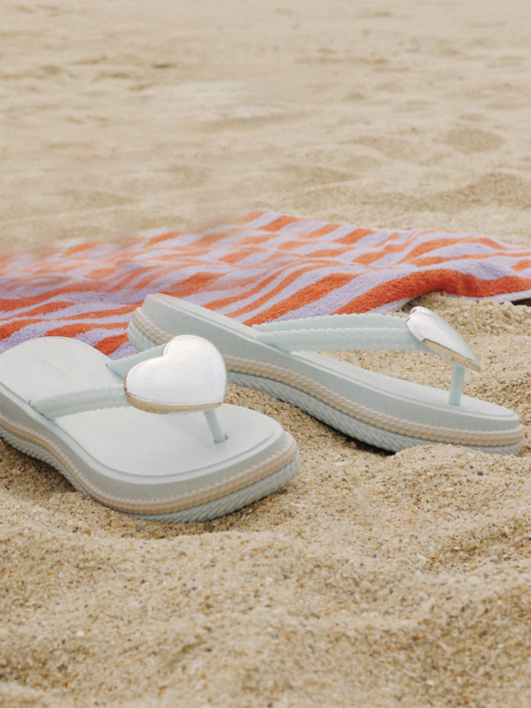 Heart Wave Platform Flip-Flops - View 11