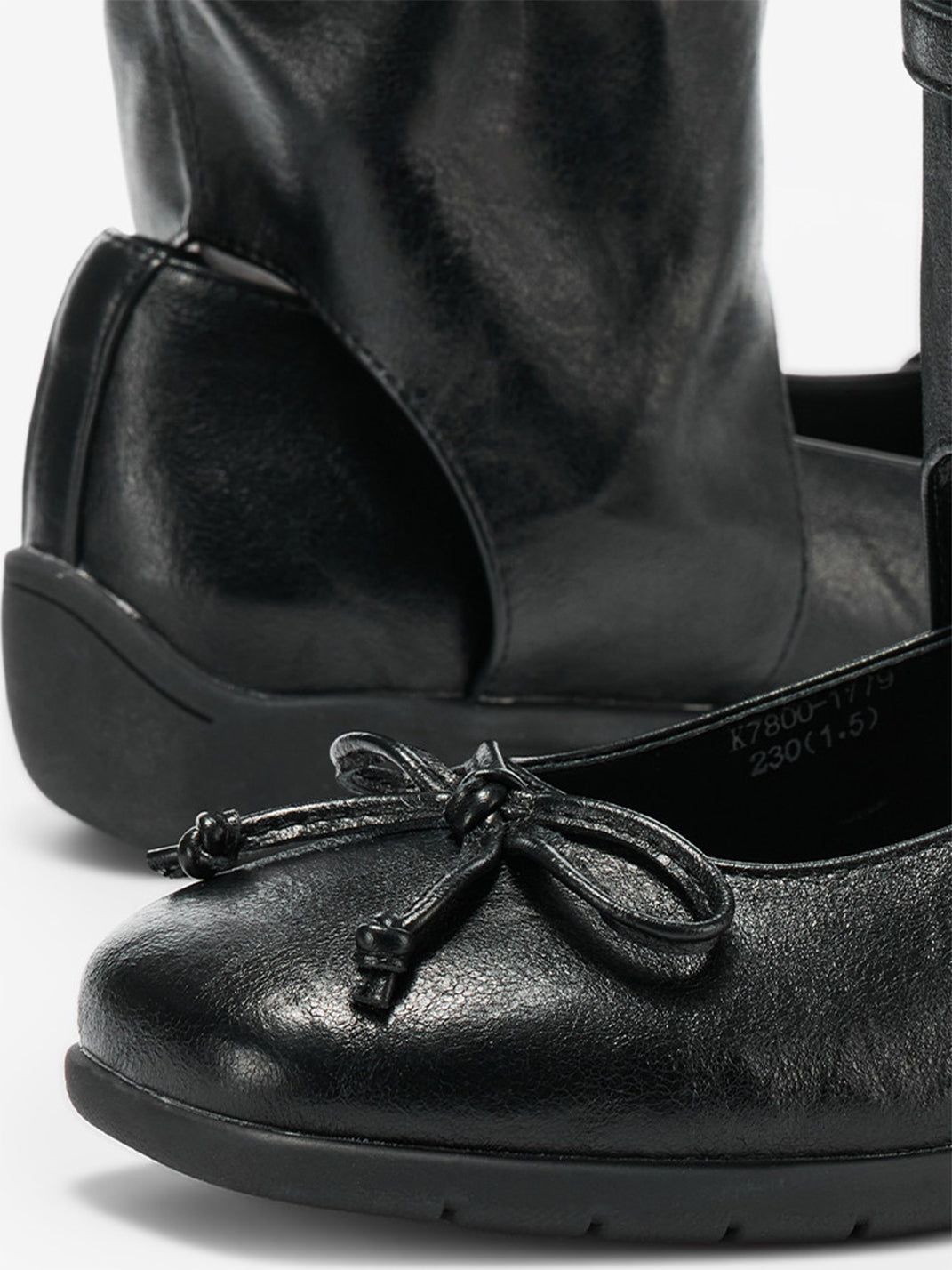 Perforated Leather Mid-Calf Lace-Up Boots - View 11