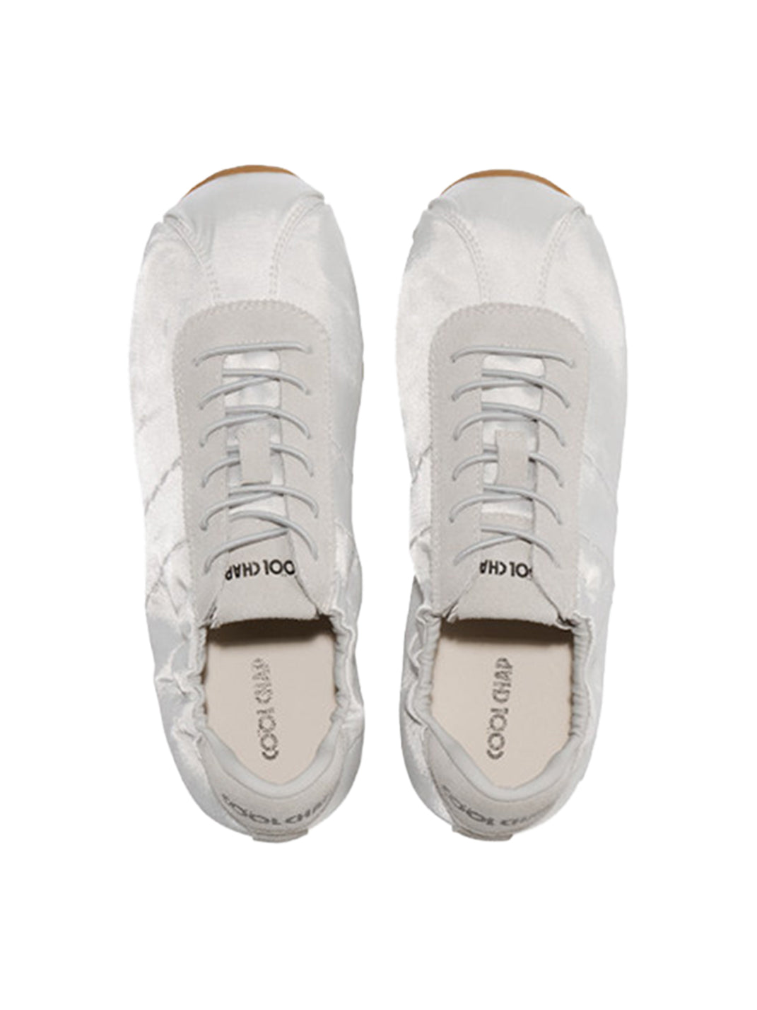 Satin Low-Profile Lace-Up Sneakers - View 10