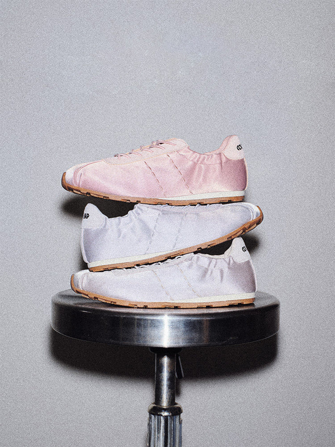Satin Low-Profile Lace-Up Sneakers - View 14