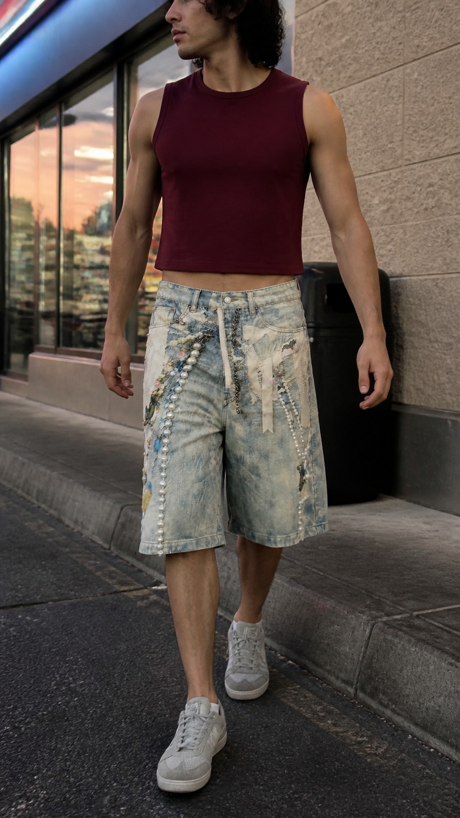 Crane Drift Denim Jorts natural UGC showcase 2