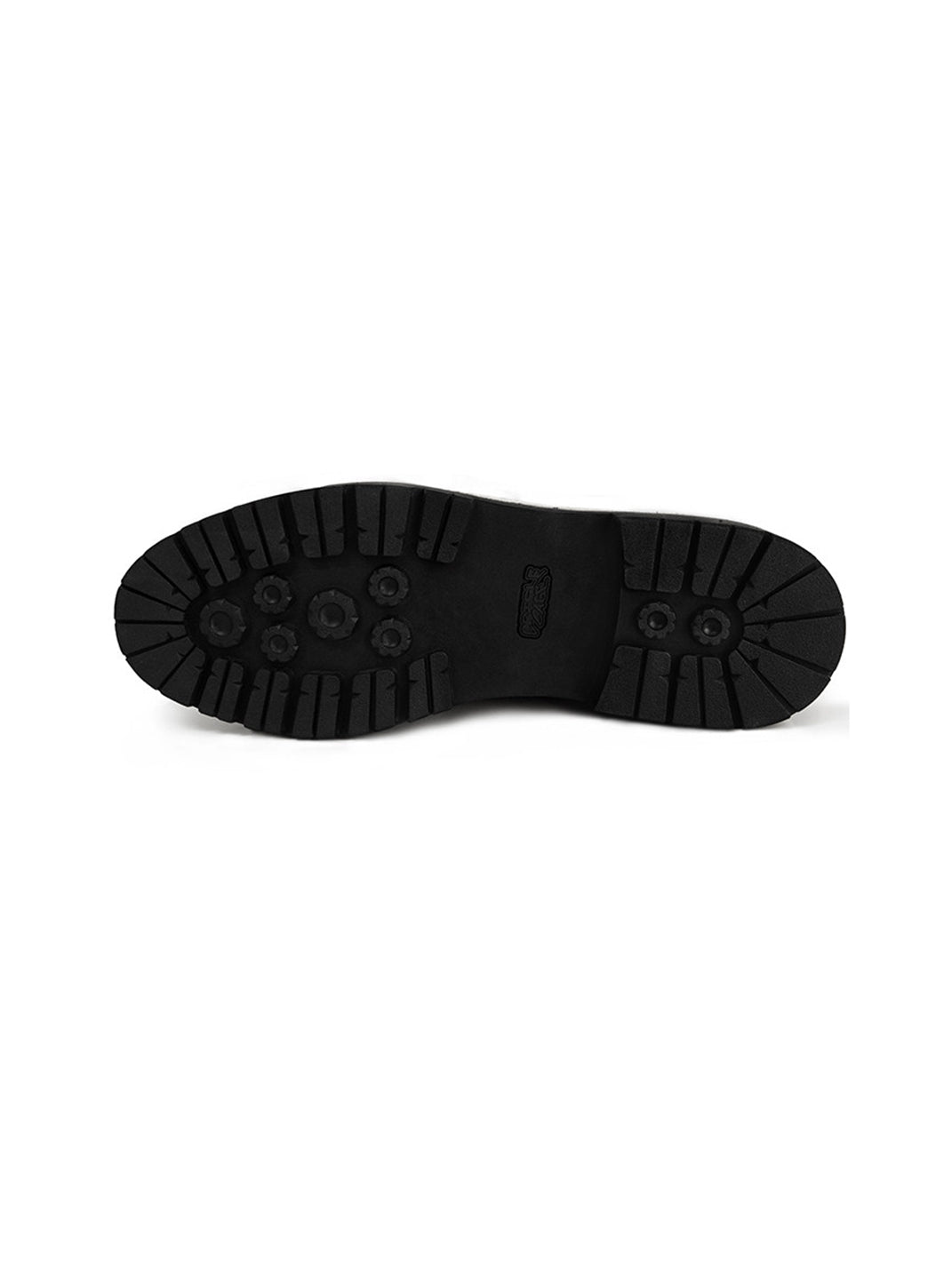 Croc-Embossed Leather Derby Shoes - View 8