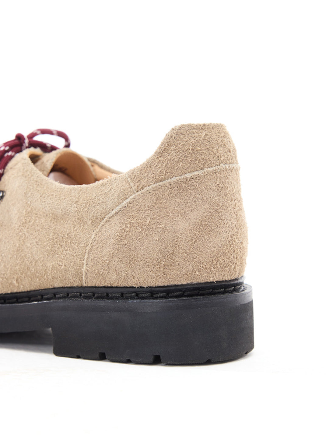 Sand Suede Hiking-Lace Derby Shoes - View 7
