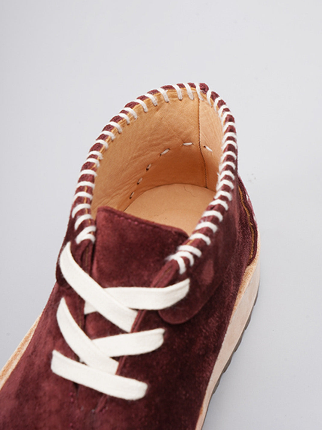 Split-Toe Leather Lace-Up Chukka Boots - View 12