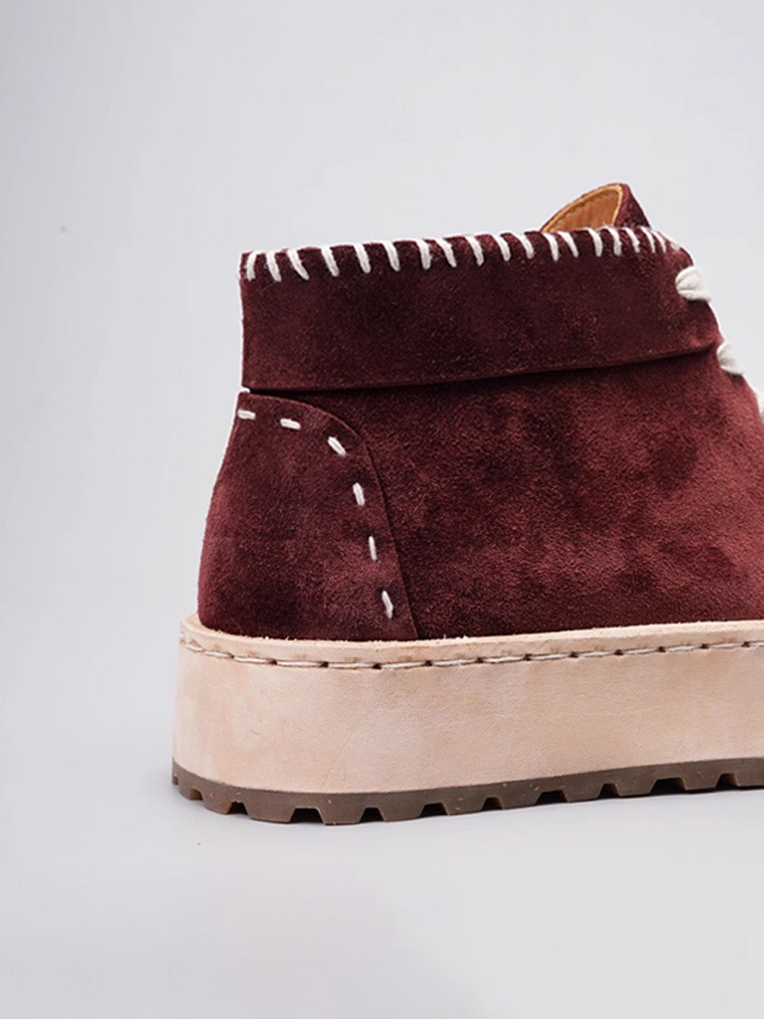 Split-Toe Leather Lace-Up Chukka Boots - View 13