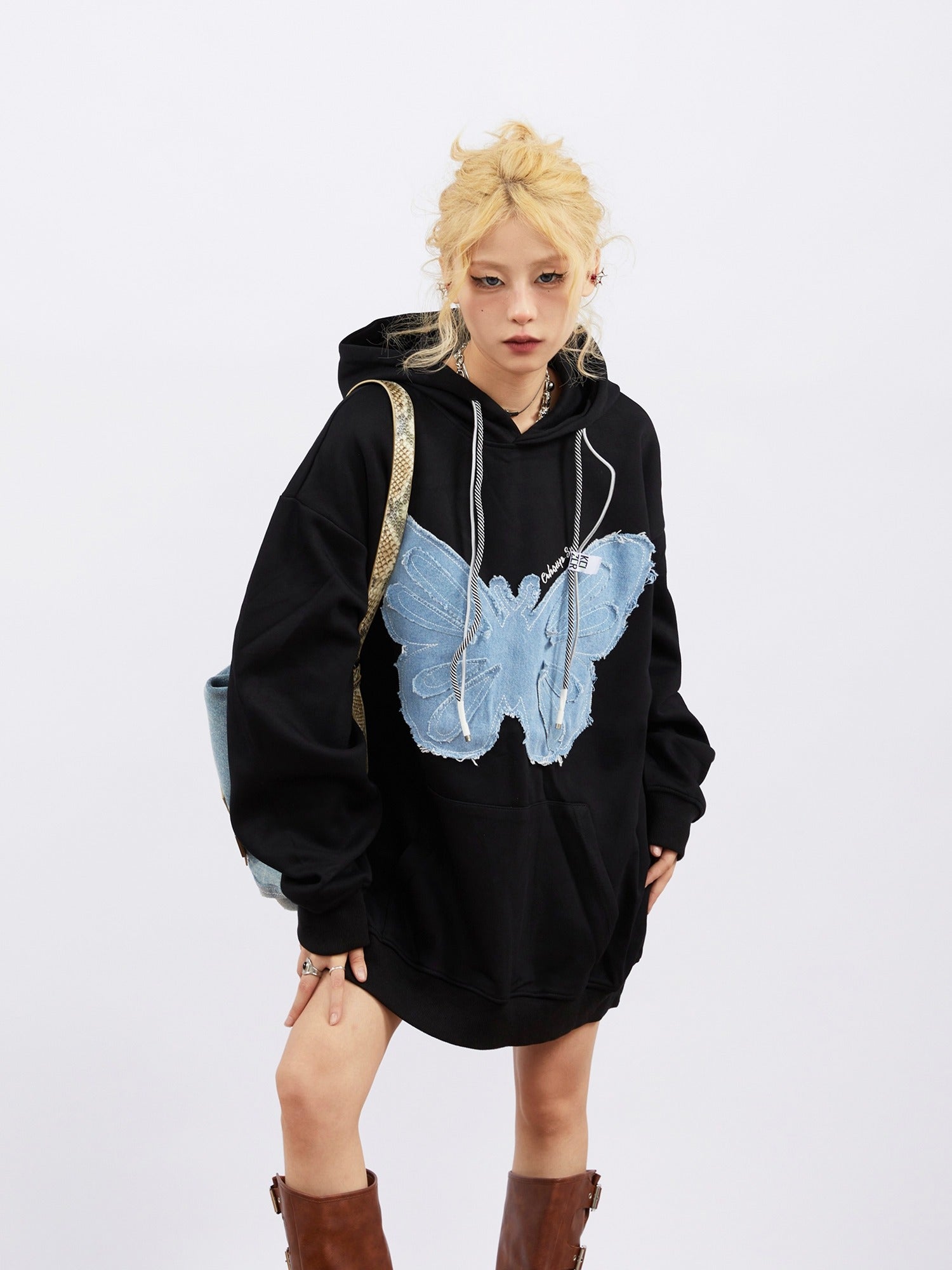 Butterfly Patch Hoodie