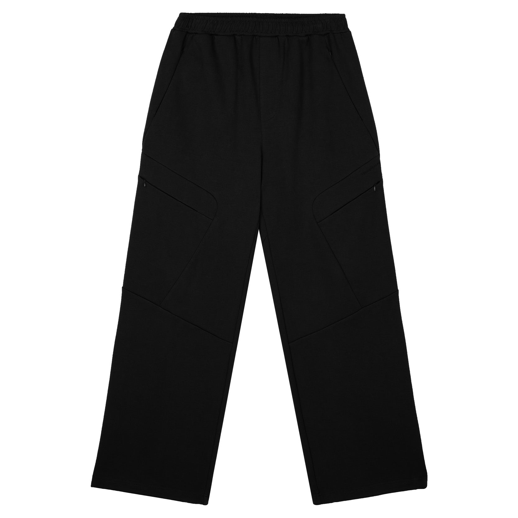 Avant-Garde Patchwork Deconstructed Zipper Sweat Pants - chiclara