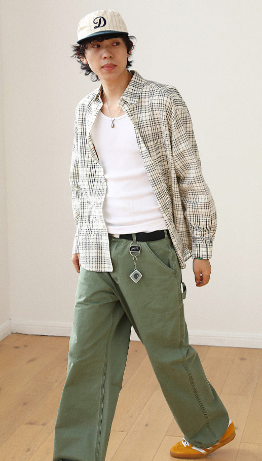 Natural Color Cargo Pants