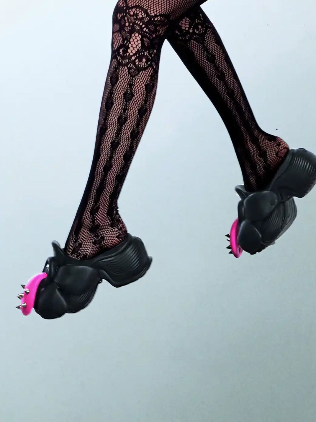 Sculpted Bloom Platform Slip-On Shoes - View 2