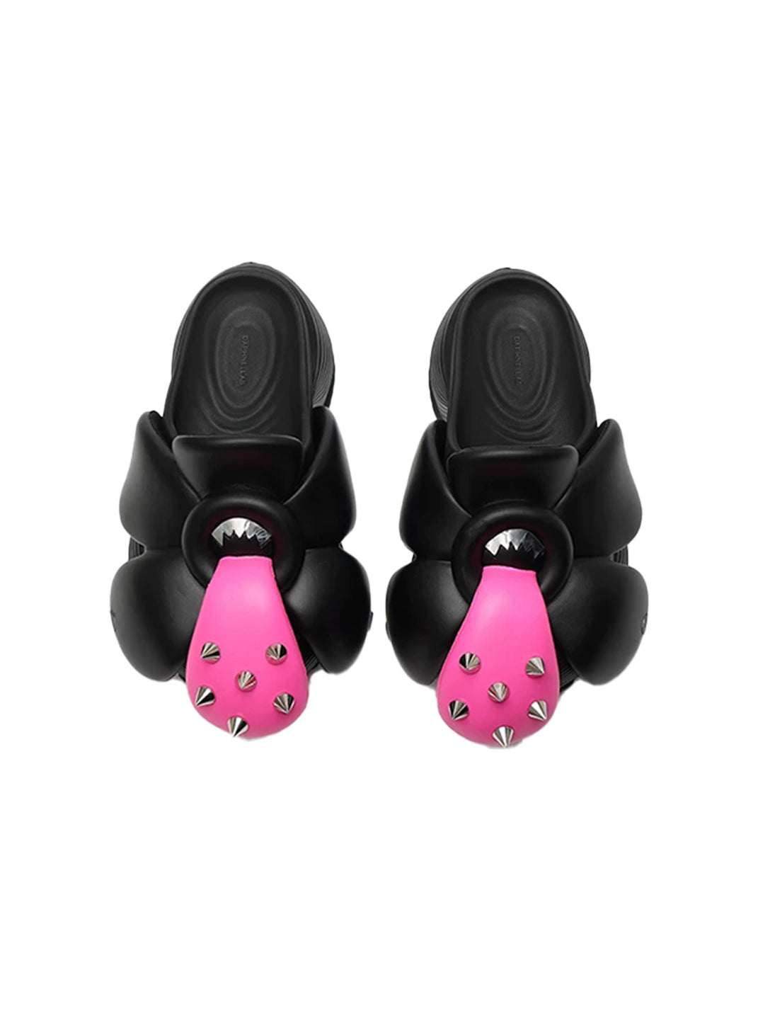 Sculpted Bloom Platform Slip-On Shoes - View 7