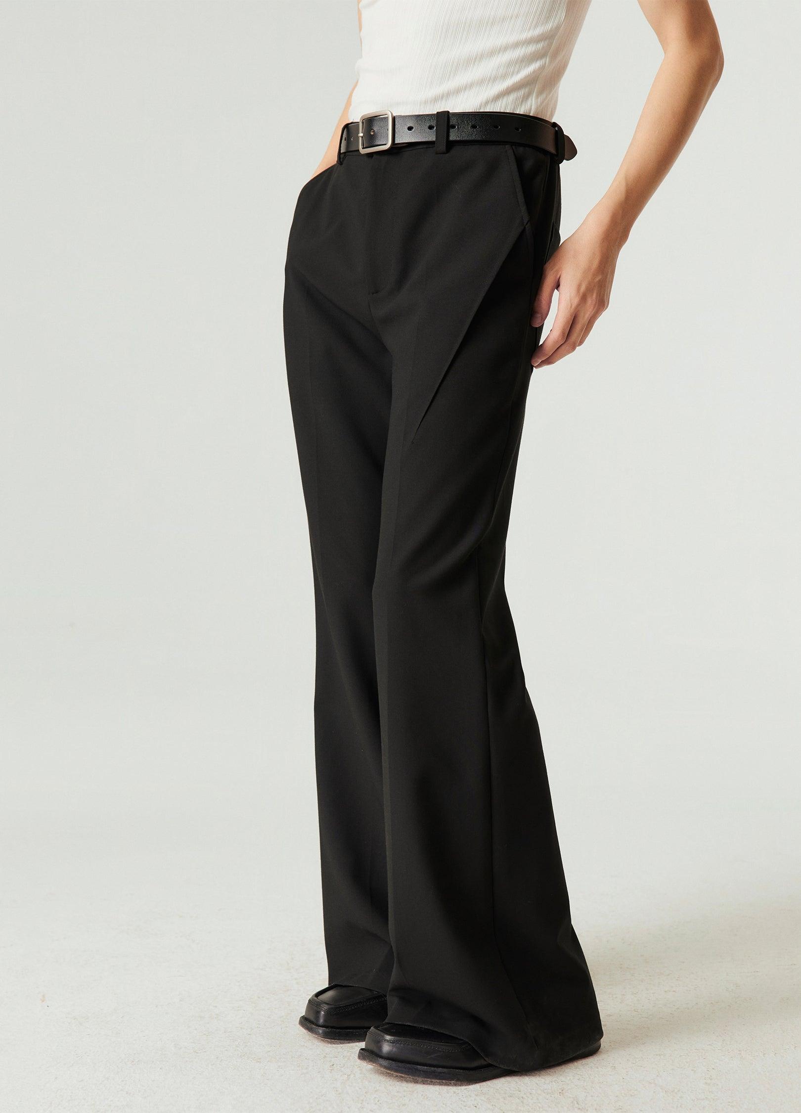 Flared Darted Trousers - chiclara