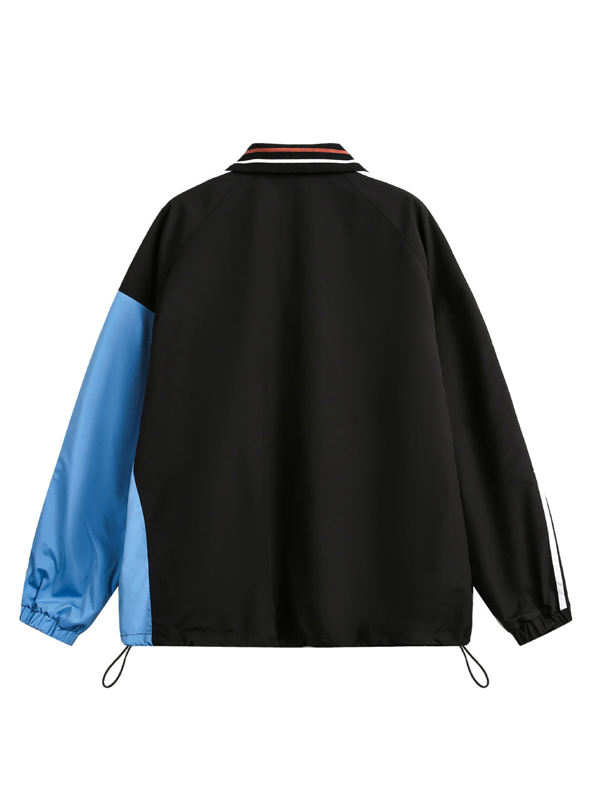 Vintage-Style Two-Tone Athletic Track Jacket