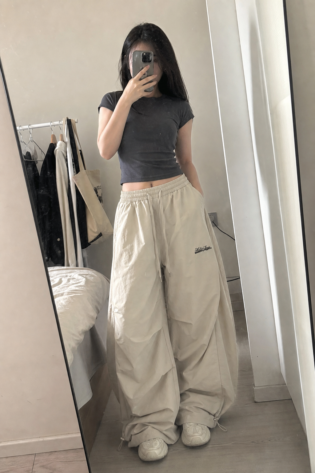 Desert Drift Parachute Pants UGC bedroom mirror