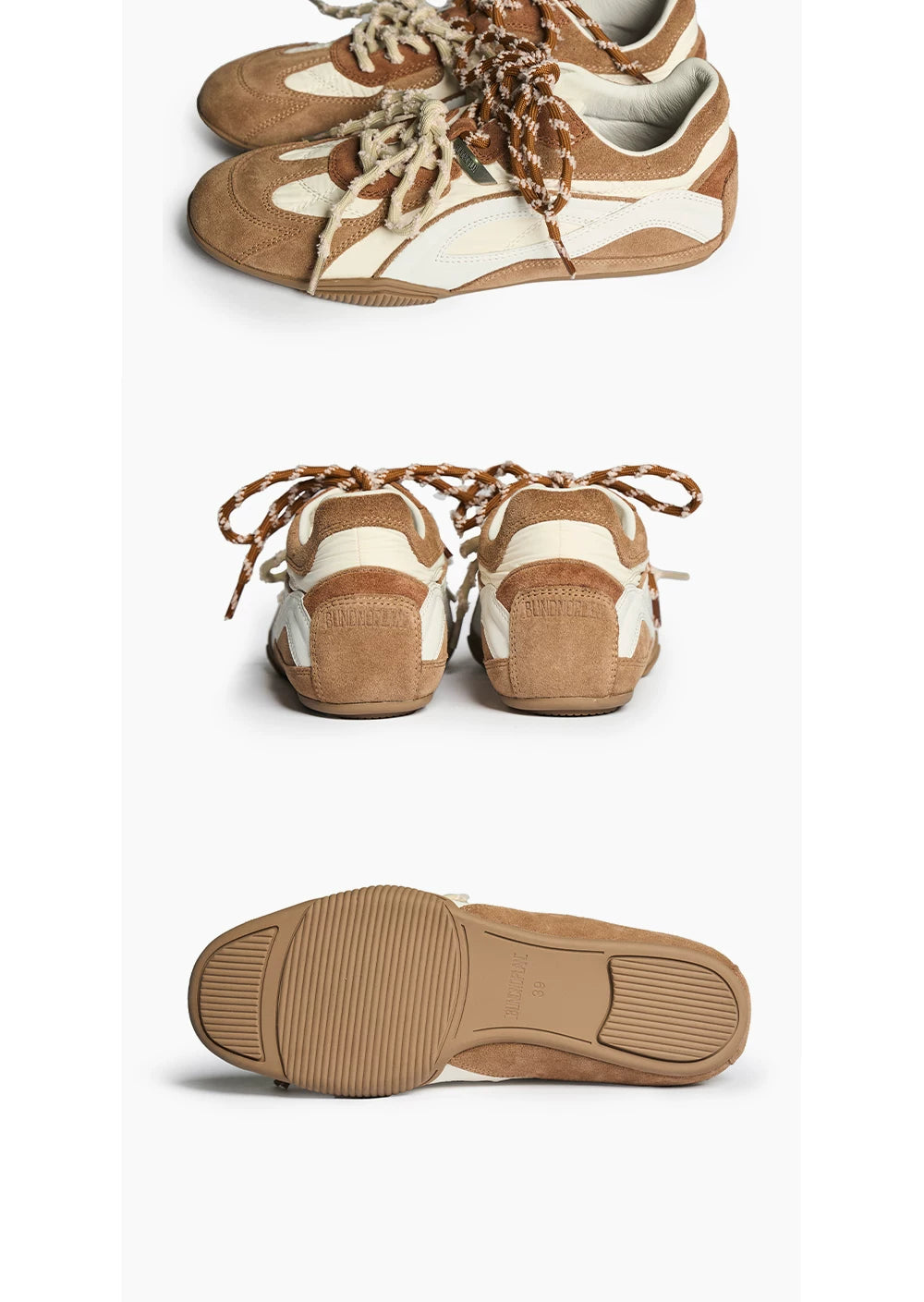 Contrast-Panel Low-Profile Racing Sneakers product view 5