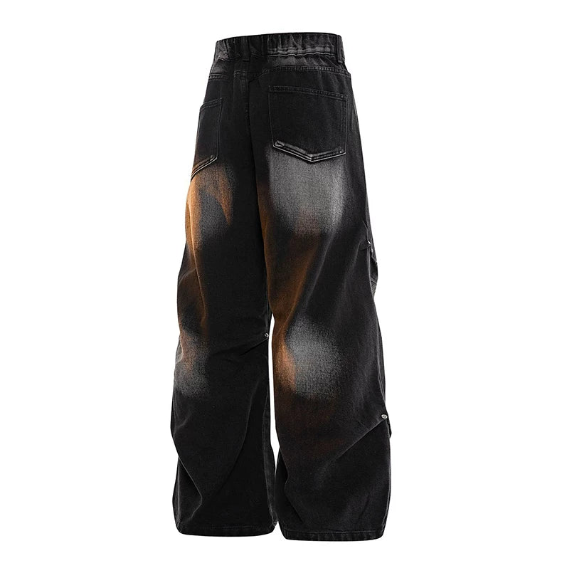 Gradient-Wash Straight-Leg Jeans product view 1