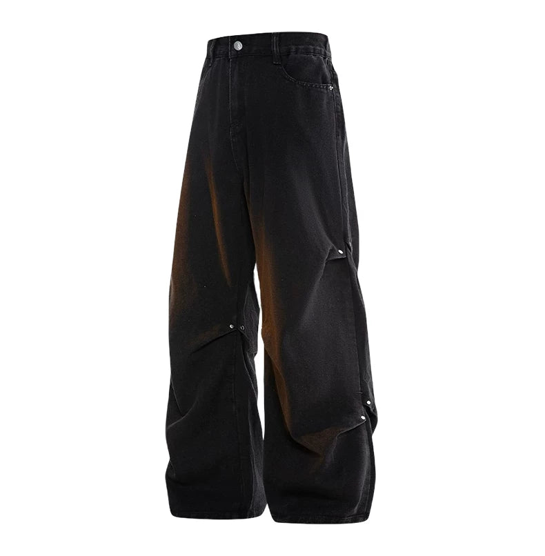 Gradient-Wash Straight-Leg Jeans product view 2