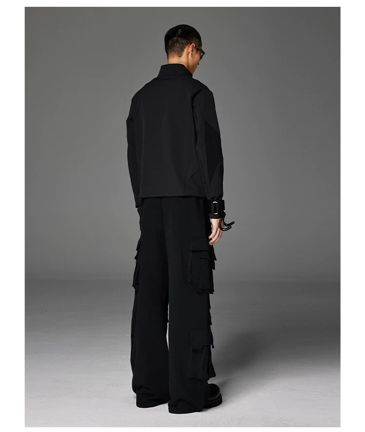 Stand-Collar Softshell Zip Jacket product view 4
