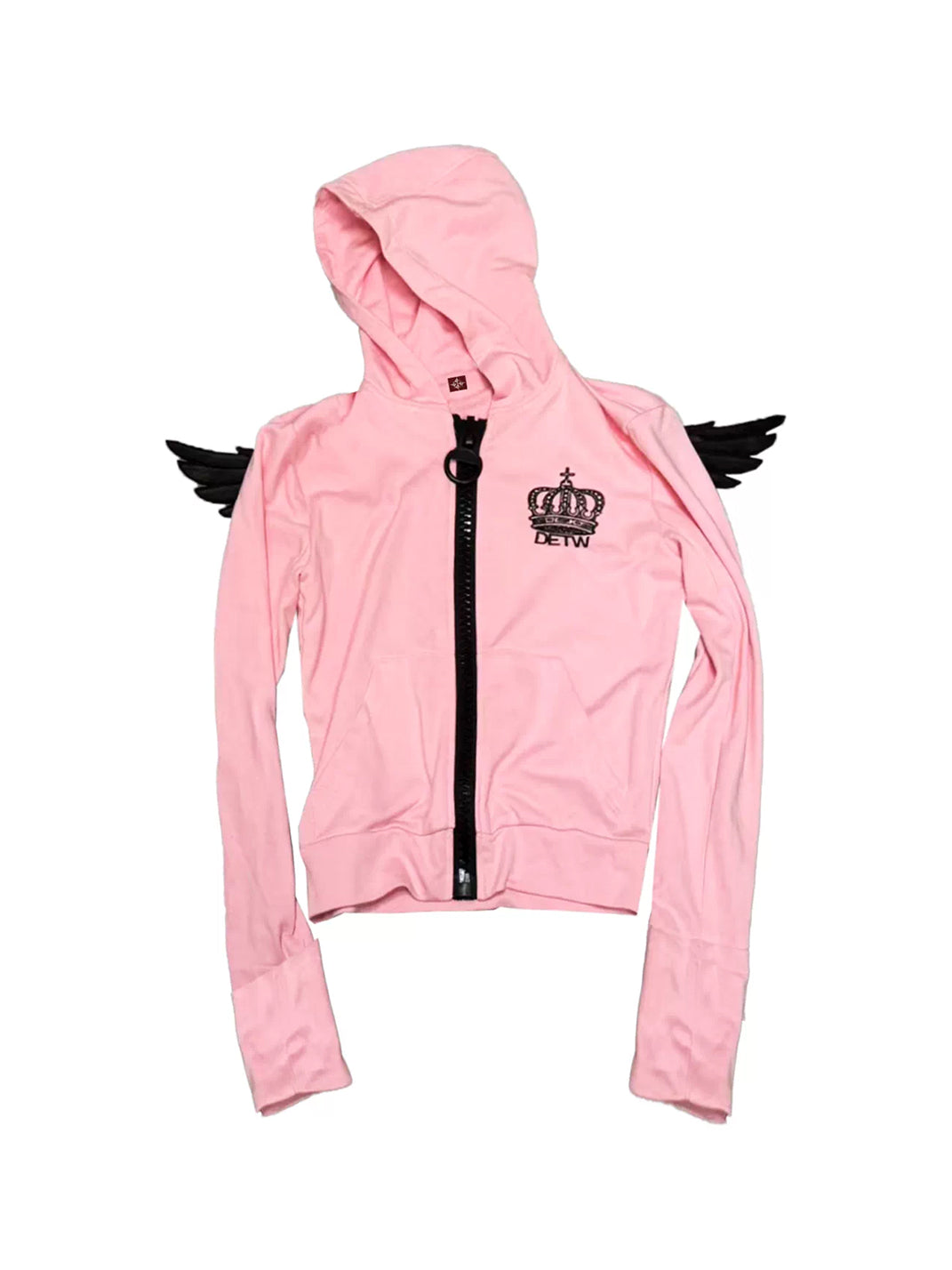 3D Wing-Applique Zip Hoodie