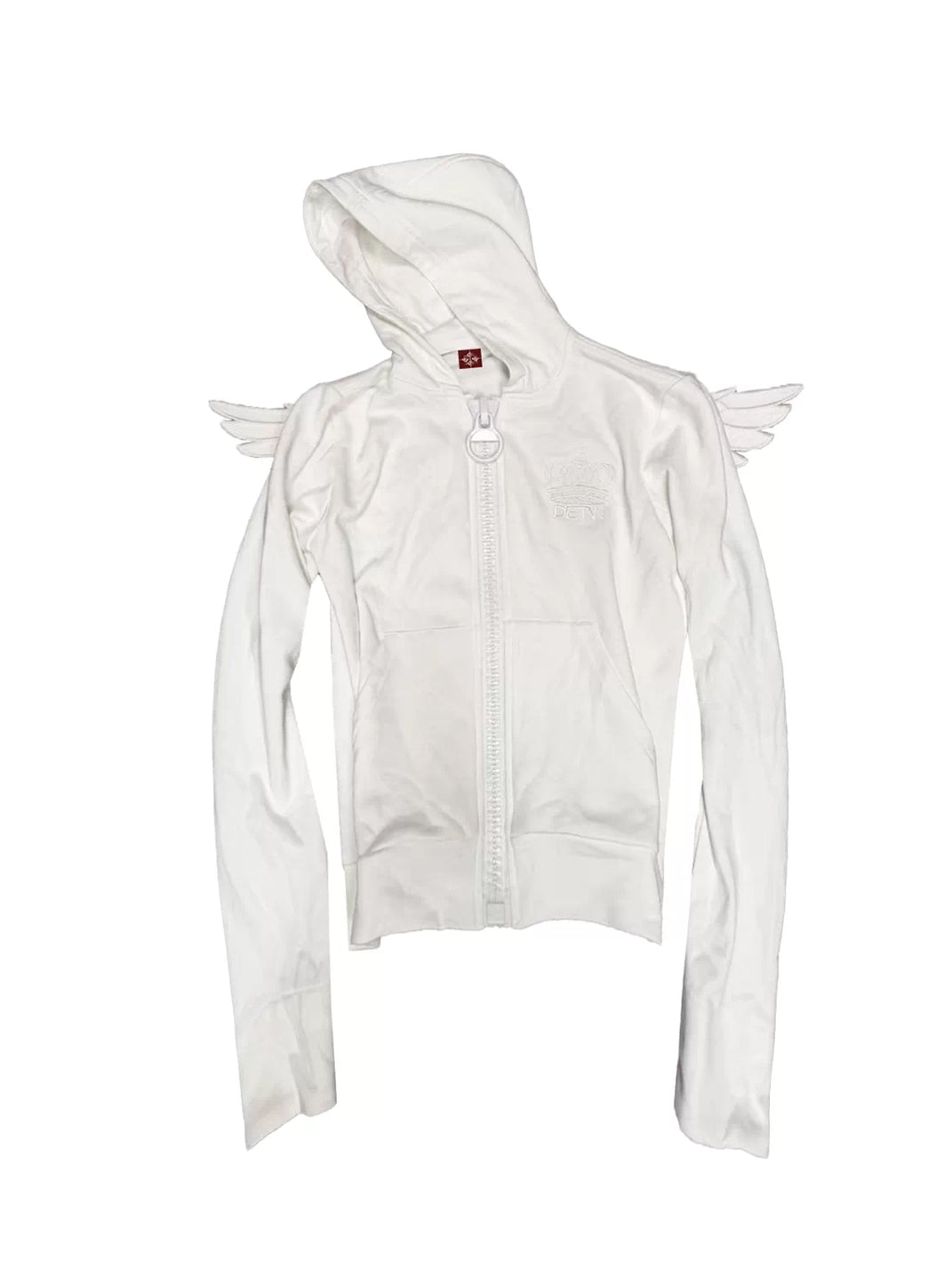 3D Wing-Applique Zip Hoodie - View 3