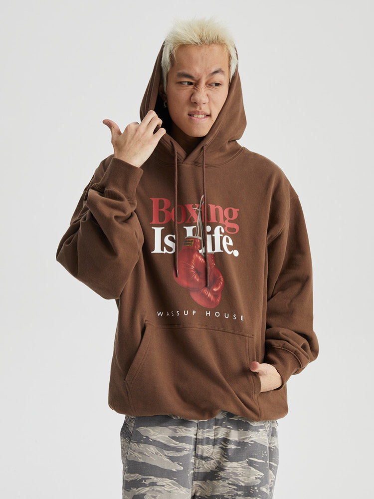 Inspirational Life Printed Hoodie - chiclara