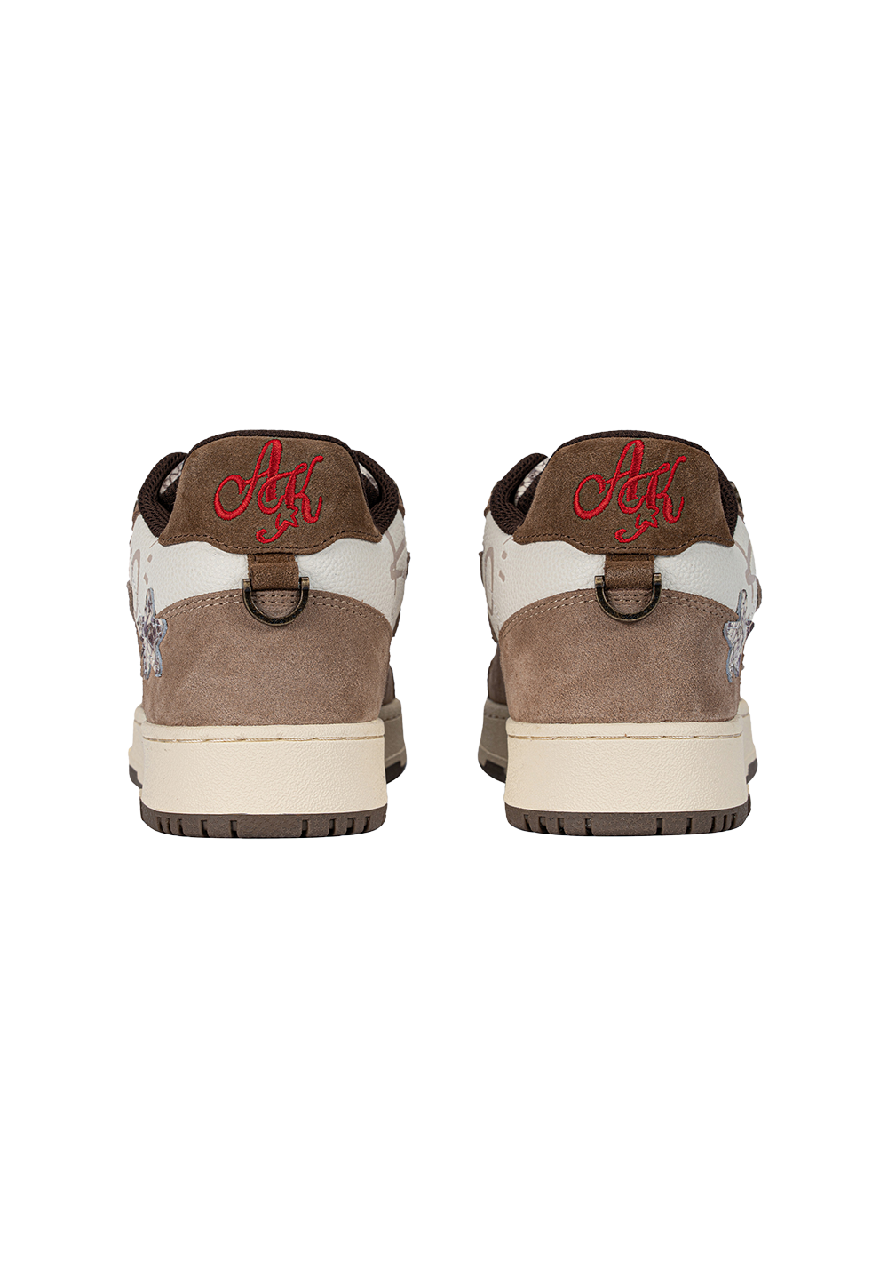 Distressed Denim Star Low-Top Sneakers - View 14