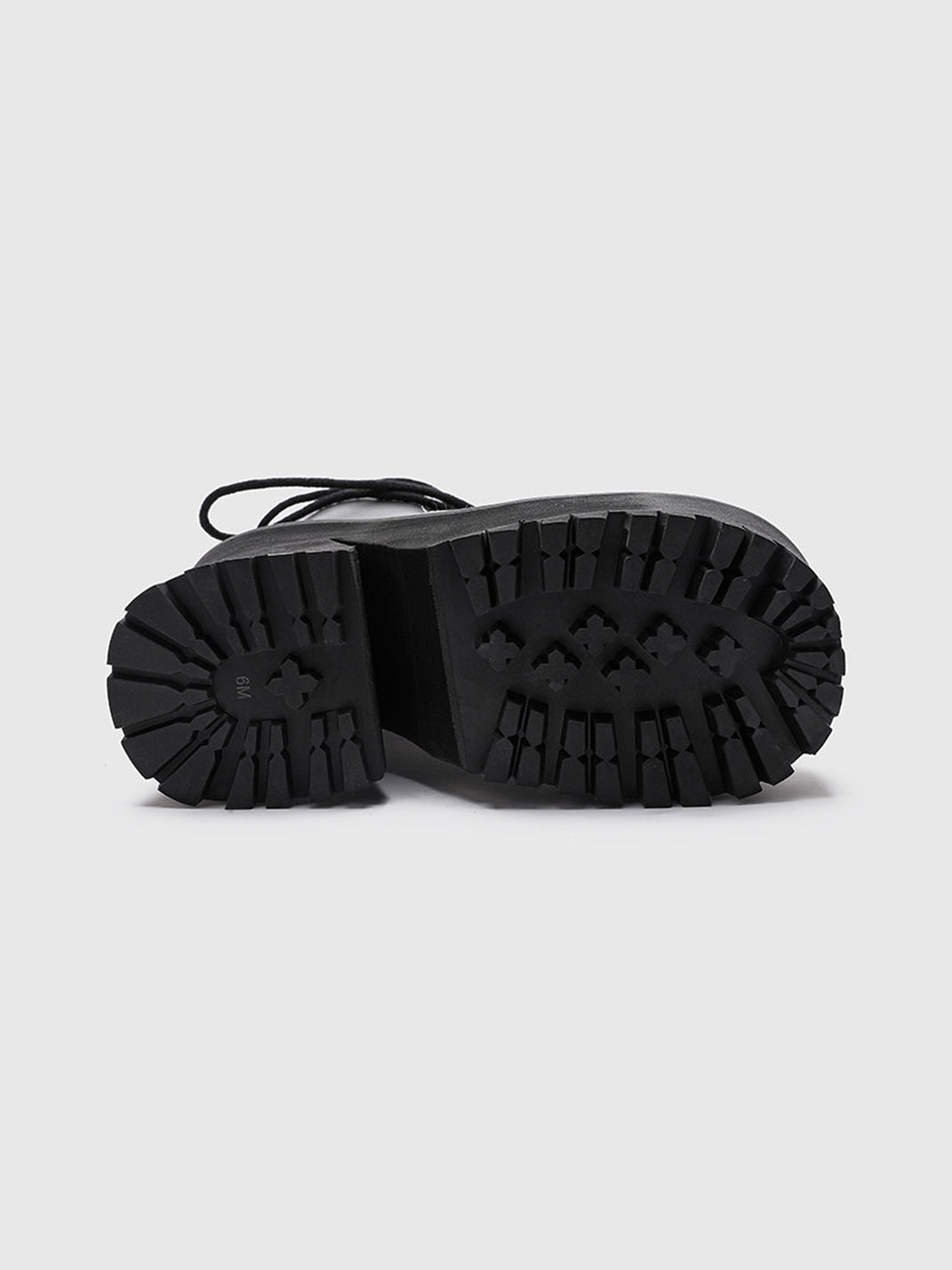 Daisy-Lace Platform Combat Ankle Boots - View 15