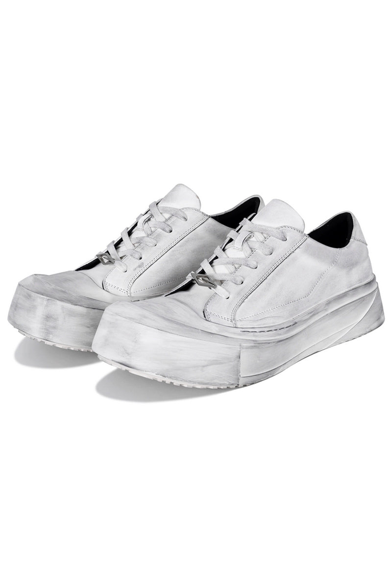 Leather Toe Cap Platform Sneakers