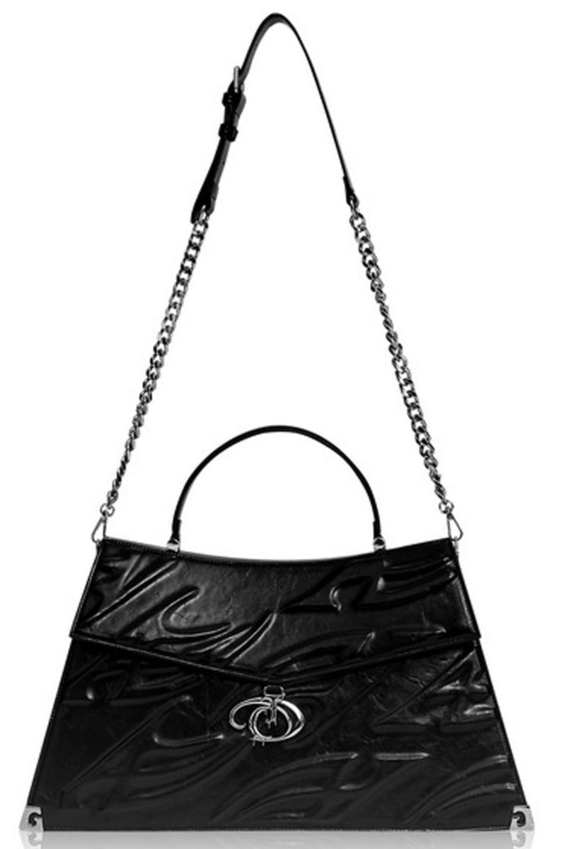 Patent Chain Shoulder Bag