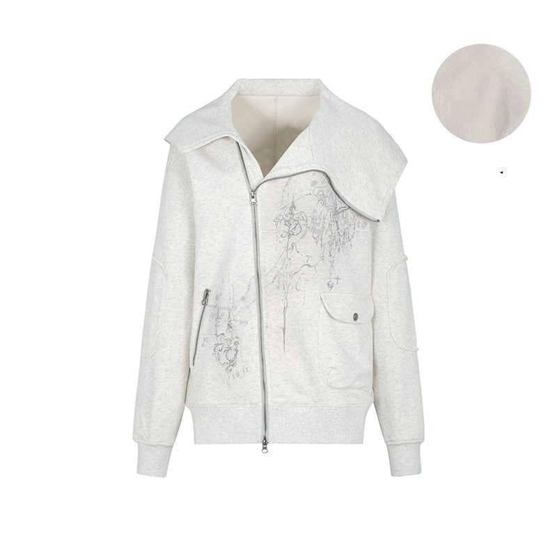 Angel Sketch Fleece Jacket