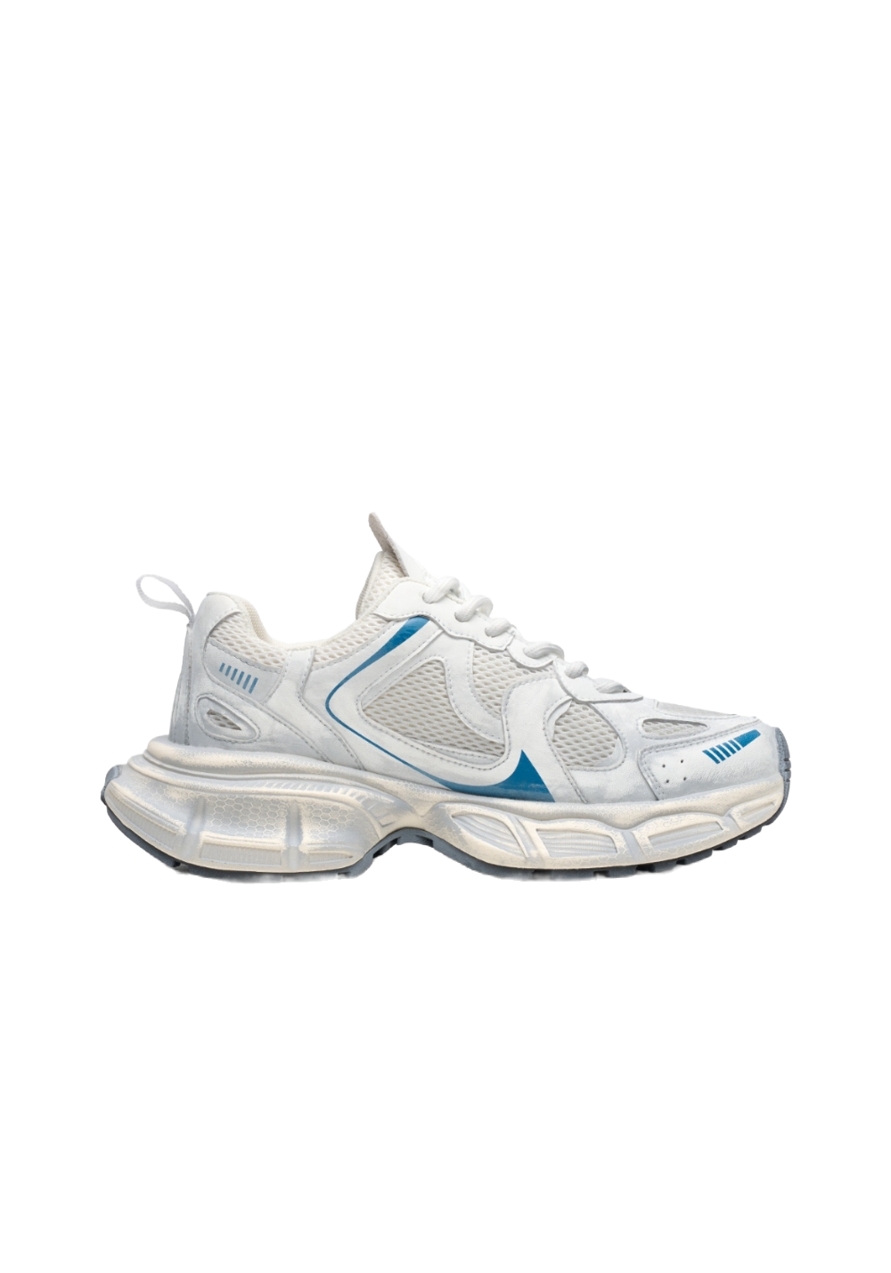 Metallic Mesh Sculpted-Sole Runner Sneakers - View 14