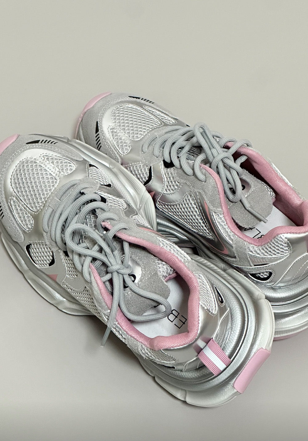 Metallic Mesh Sculpted-Sole Runner Sneakers - View 25