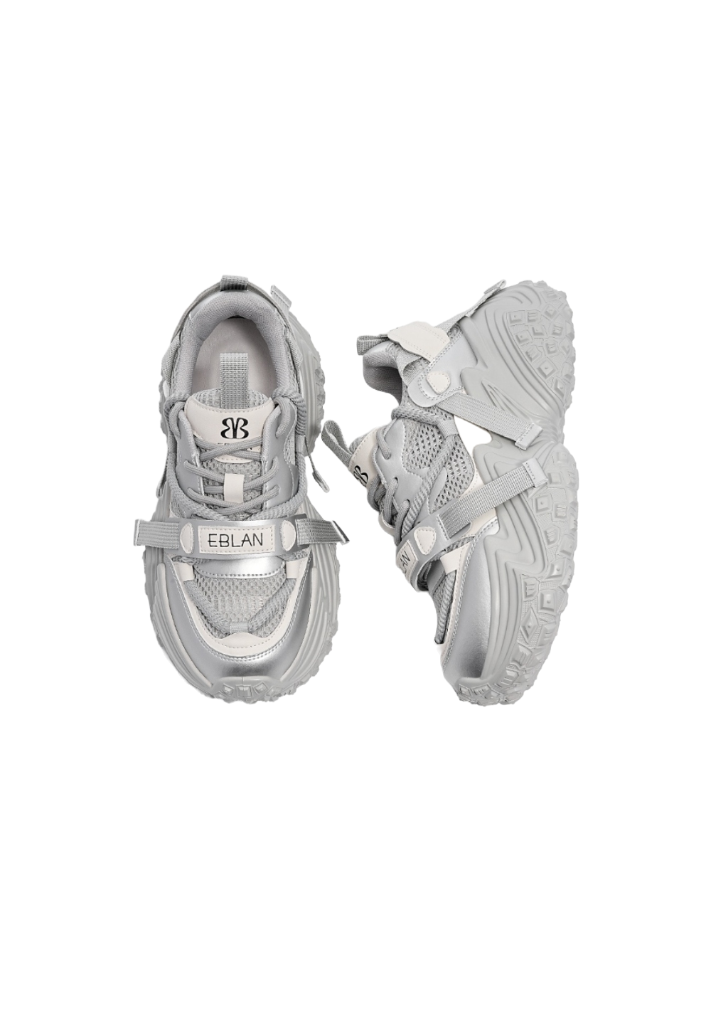 Racing-Tread Chunky Sport Sneakers - View 11
