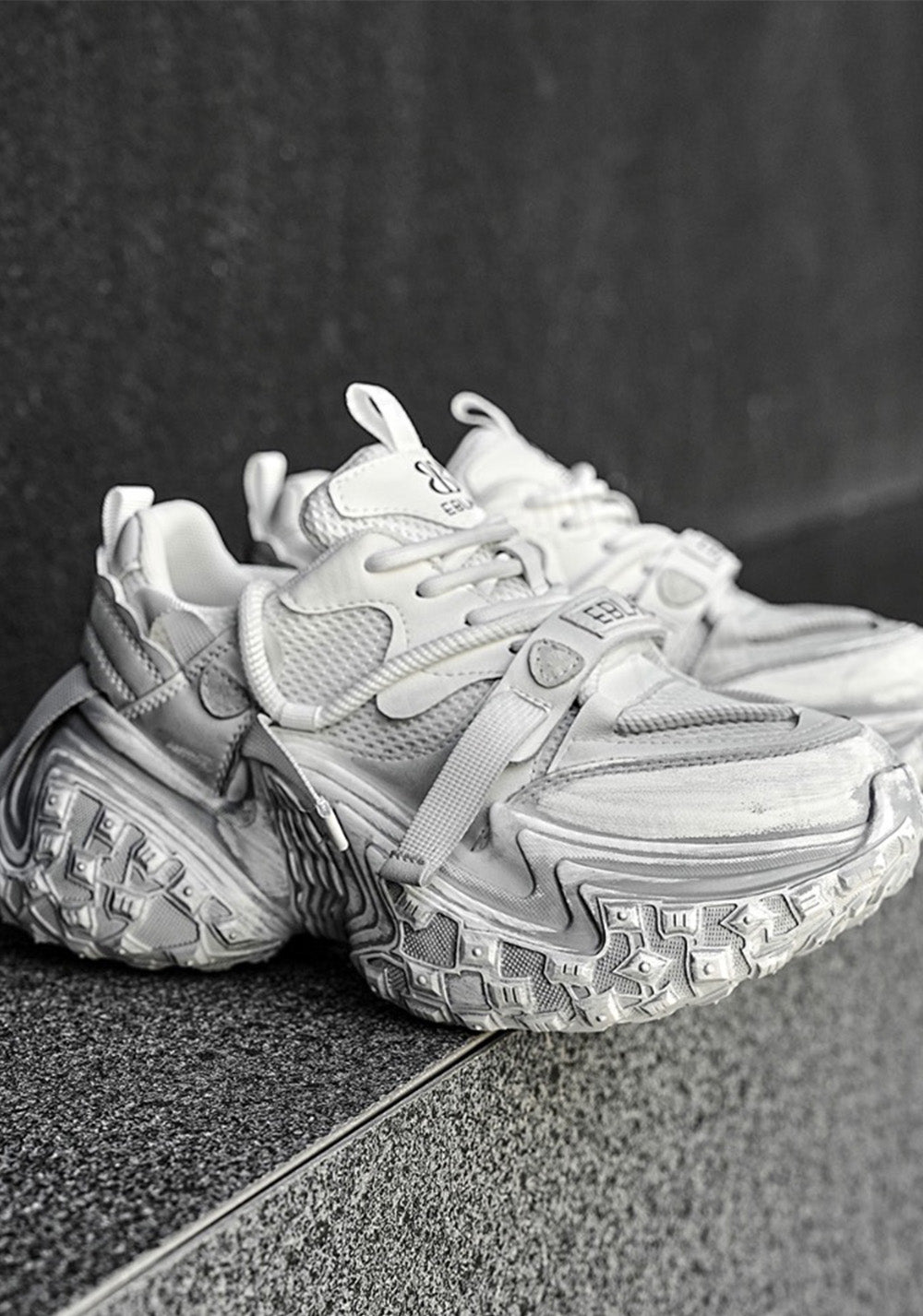 Racing-Tread Chunky Sport Sneakers - View 13