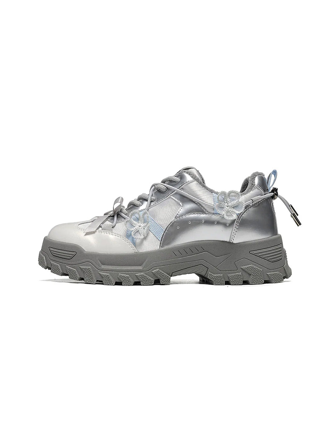 Sakura-Plush Chunky Trail Sneakers