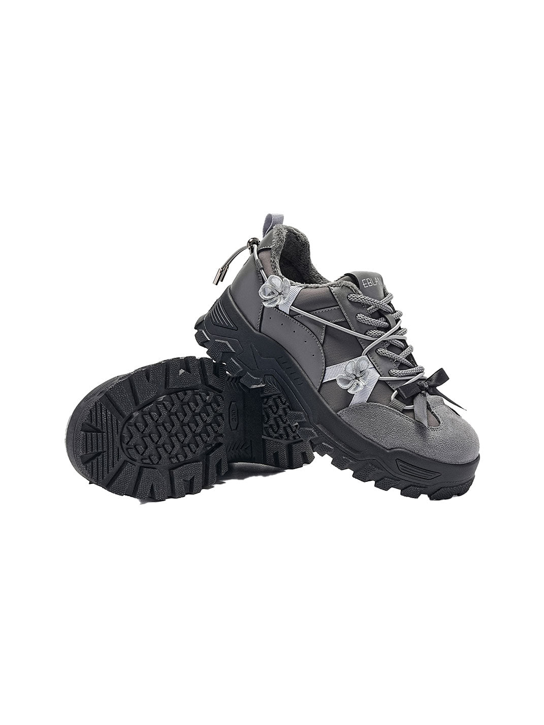 Sakura-Plush Chunky Trail Sneakers - View 12