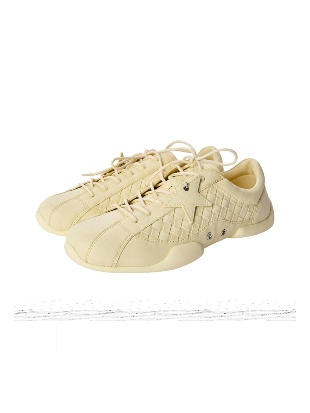 Star-Lace Low-Profile Leather Trainers - View 8