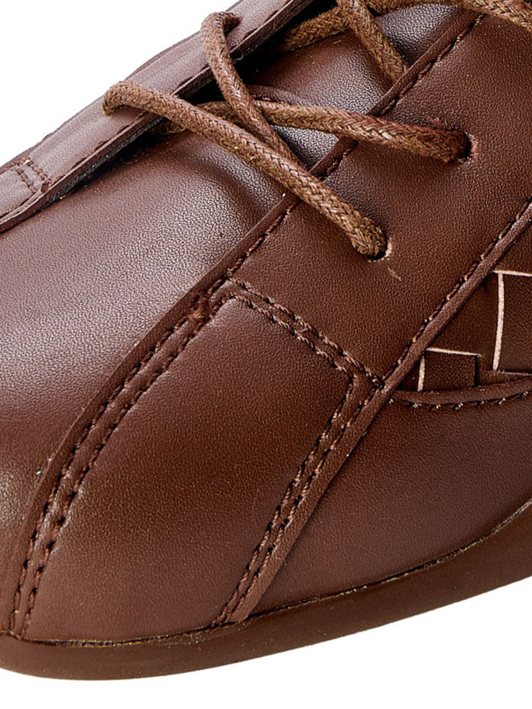 Star-Lace Low-Profile Leather Trainers - View 16