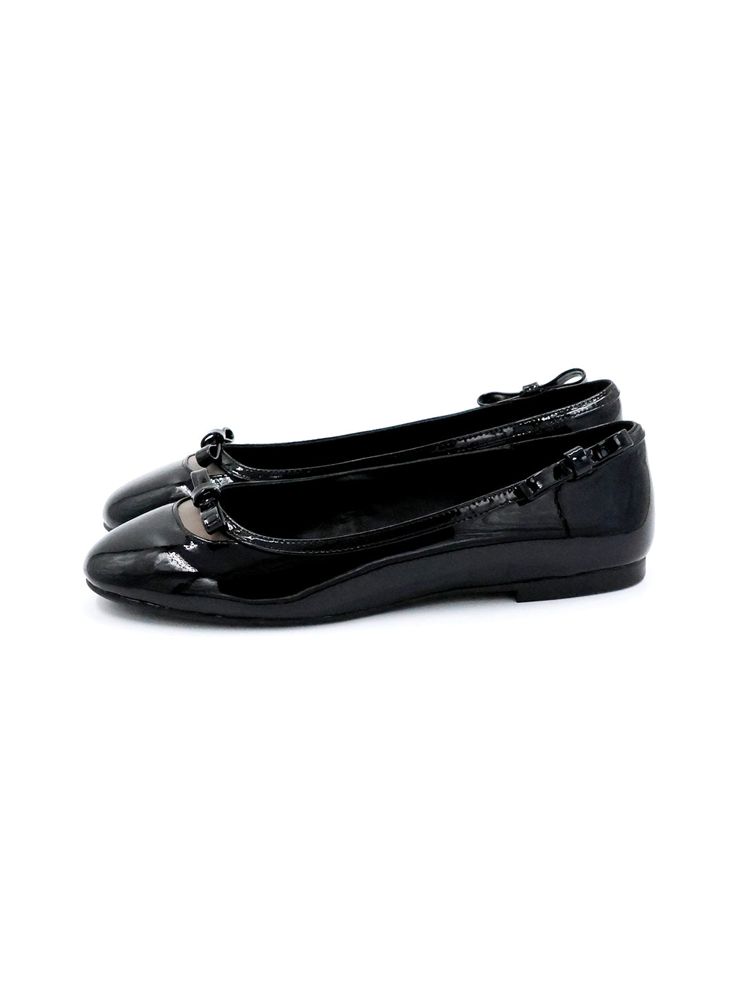 Heart-Back Patent Ballet Flats