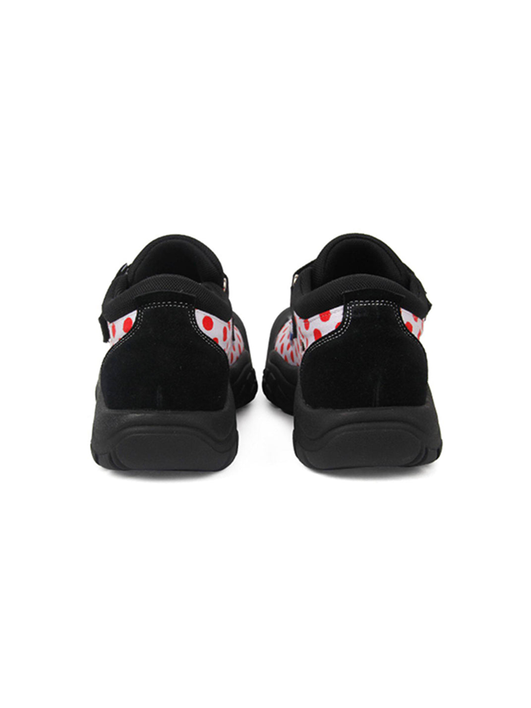 Mixed-Print Strap Trail Mary Janes - View 19