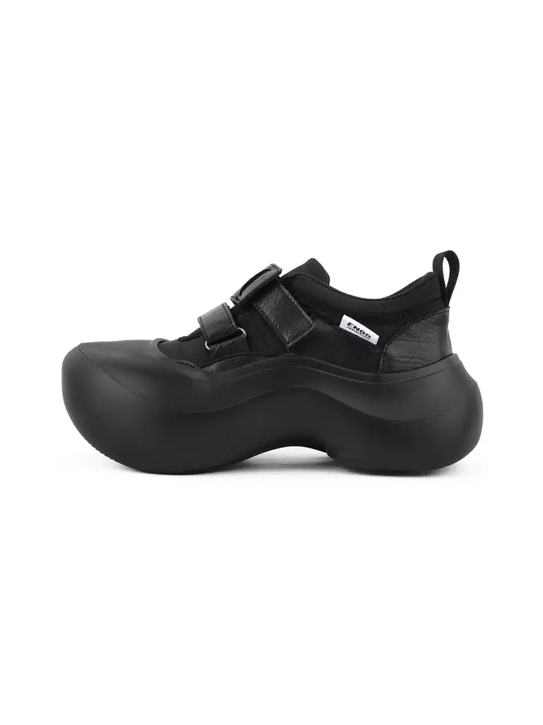 Triple-Strap Sculpted Platform Shoes