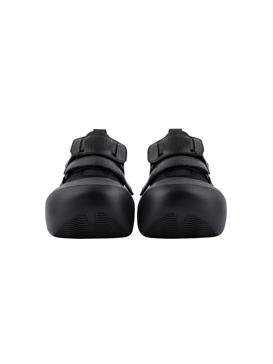 Triple-Strap Sculpted Platform Shoes - View 14